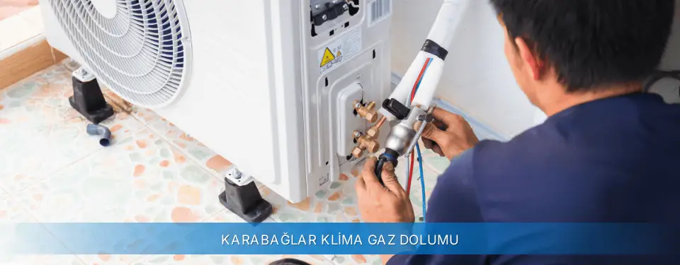 Karabağlar İlçemi Carrier Klima Gaz Dolumu